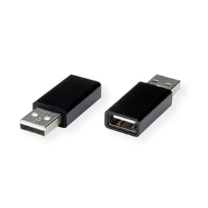 ROLINE 11028332 Type-A USB Port Lock, Black Plastic, 1 pc.