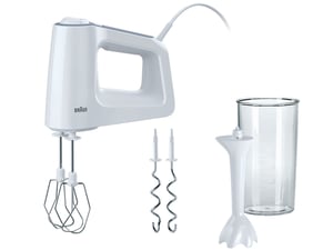 Braun MultiMix 3 Hand Mixer 500 W White