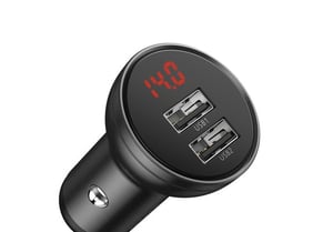 Baseus CCBX-0G Ladegerät für mobile Geräte, universell, schwarz, grau, automatischer Zünder
