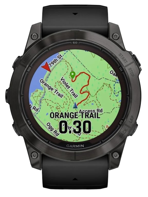 фото Смарт-годинник Garmin Fenix 7X Pro Sapphire Solar Carbon G. DLC Tit. with Black Band (010-02778-10/11/54)
