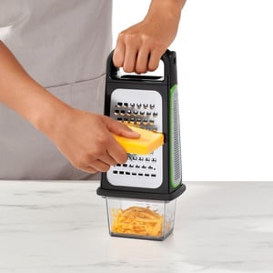 OXO Good Grips Kastenreibe Tarka płaska Czarny, Zielony, Stal nierdzewna