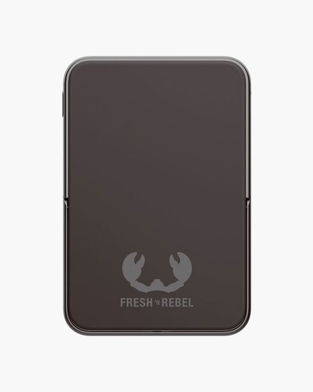 фото Зовнішній акумулятор (павербанк) Fresh n Rebel Magnet Wireless 5000 20W Grey (228301)