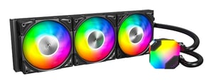 Montech HyperFlow ARGB 360 Procesor Chłodnica cieczy all-in-one 12 cm Czarny 1 szt.