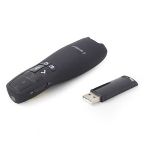 Gembird *Wireless Presenter with Laser Pointer, 660 nm, 10 m, Black