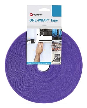 Velcro One Wrap Tape opaska kablowa Velcro cable tie Polipropylen (PP) Fioletowy 1 szt.
