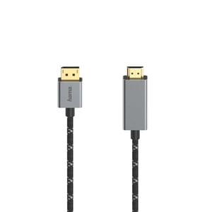 Hama 00200506 adapter kablowy 1,5 m DisplayPort HDMI Black