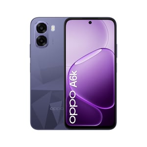 OPPO A6k 17,1 cm (6.75") Dual SIM Android 15 4G USB Type-C 4 GB 256 GB 6100 mAh Czarny