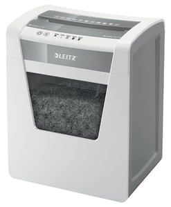 Leitz 80020000 dokumentförstörare, mikroskärning, 55 dB, 22,3 cm, vit