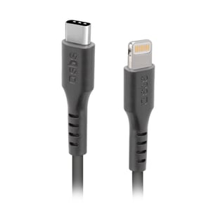 SBS TECABLELIGTC1K Lightning-Kabel 1 m Schwarz