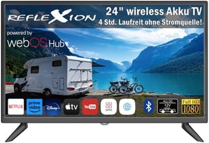 Reflexion LEDA24OSBT Telewizor 61 cm (24") Full HD Smart TV Wi-Fi Czarny 220 cd/m²