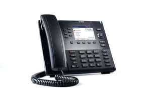 Mitel 80C00002AAA-A telefon VoIP Czarny 9 linii LCD