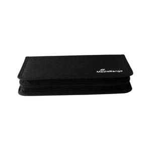 MediaRange BOX51 CD-fodral med lock, 48 skivor, svart