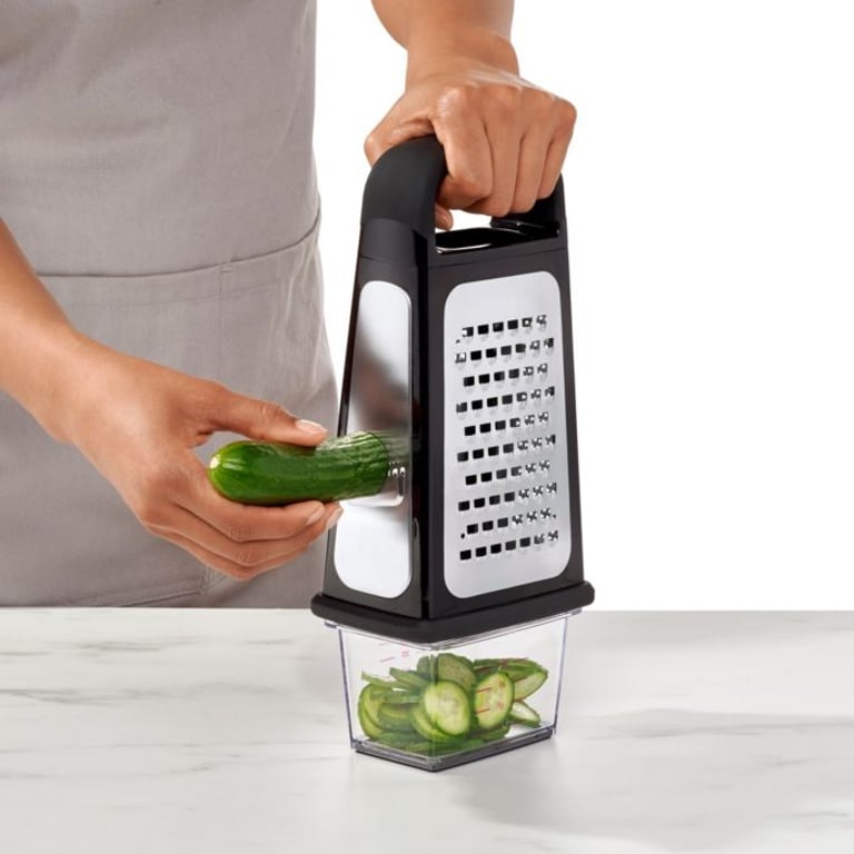 OXO Good Grips Kastenreibe Tarka płaska Czarny, Zielony, Stal nierdzewna