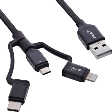 InLine 31415S kabel Lightning 1,5 m Czarny