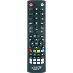 Schwaiger UFB3802533 DTV remote control, TV Press the buttons