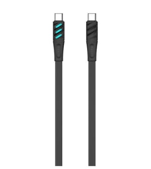 Havit CB6254 - kabel do ładowania USB typu C do USB typu C, 1 m (czarny)