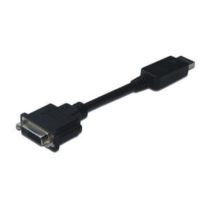 M-Cab 7003508 Cable Adapter, 0.15 m, DisplayPort to DVI-I, Black