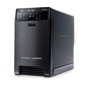 Fantec QB-X2US3R macierz dyskowa 0 TB Tower Czarny