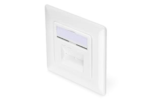 Digitus Gniazdo sieciowe CAT 6A klasy EA, zgodne z projektem, ekranowane, podtynkowe