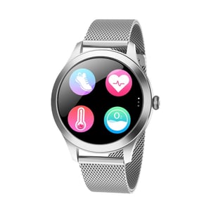 MaxCom FW42 2,77 cm (1.09") TFT Cyfrowy 240 x 240 px Ekran dotykowy Srebrny