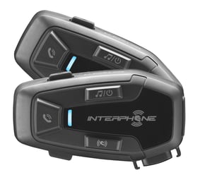 Interphone INTERPHOUCOM7RTP motorcykelintercom 1000 m Svart