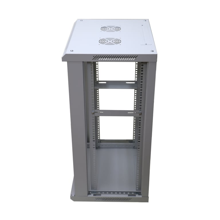 Extralink Szafa rack 15U 600x450 Szara montowana na ścianie
