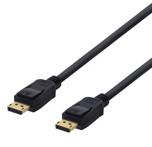 Deltaco 110002 DisplayPort Cable, 2 m, Black
