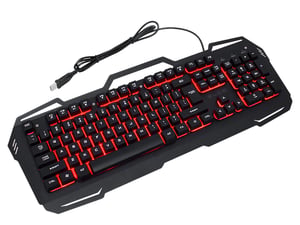 BLOW COLD STEEL USB-gamingtangentbord, QWERTY, engelska, svart