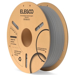 Elegoo PLA Polymjölksyra (PLA) Grå 1 kg