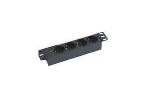 Triton RAB-PD-X91-C1 överspänningsskydd Svart 4 x nätuttag 2 m