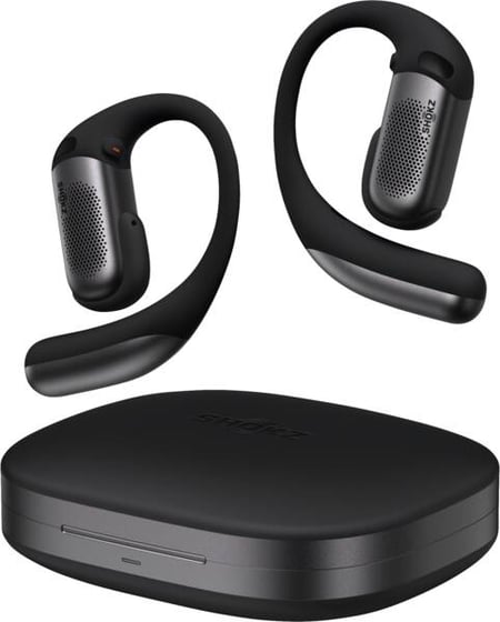 SHOKZ OpenFit Pro Zestaw słuchawkowy True Wireless Stereo (TWS) Nauszny, Otwarty na ucho Połączenia/Muzyka/Sport/Codzienność Bluetooth Czarny