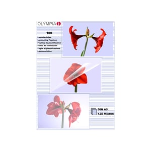Olympia 1x100 DIN A5 125 micron folia do laminowania 100 szt.