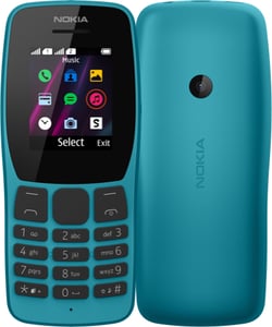 Nokia 110 4,5 cm (1,77") Blå Basistelefon