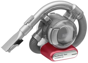 Black & Decker PD1020L odkurzacz przenośny Metaliczny, Czerwony Bez worka