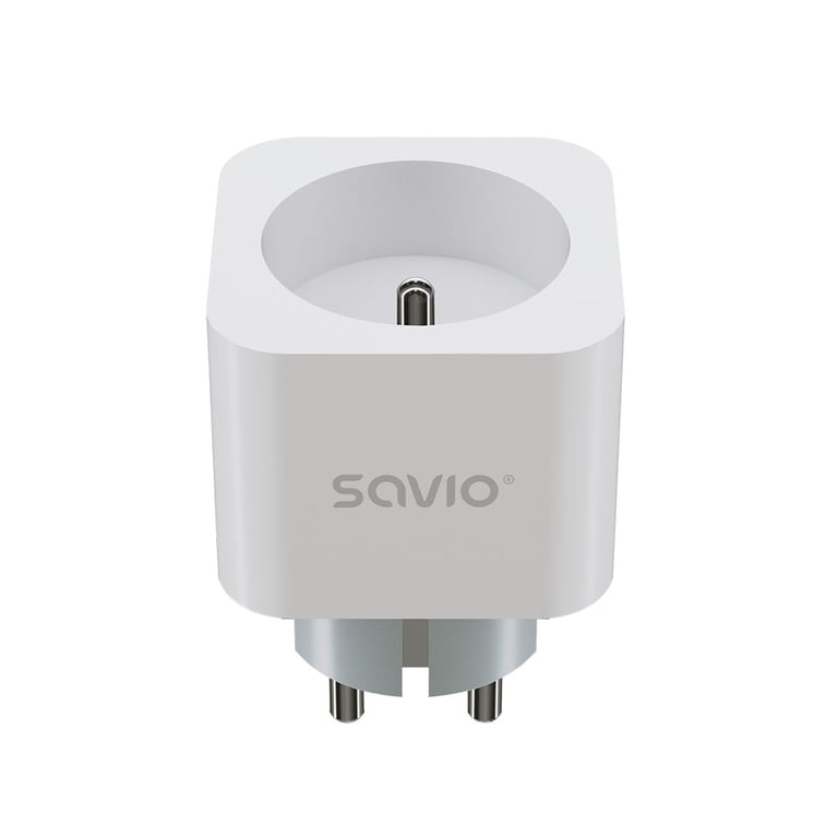 Savio WI-FI smart socket 16A AS-01 White Bezprzewodowy Biały