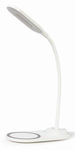 Gembird TA-WPC10-LED-01-W Ladegerät für mobile Geräte Smartphone Weiß DC Kabelloses Laden Für den Innenbereich