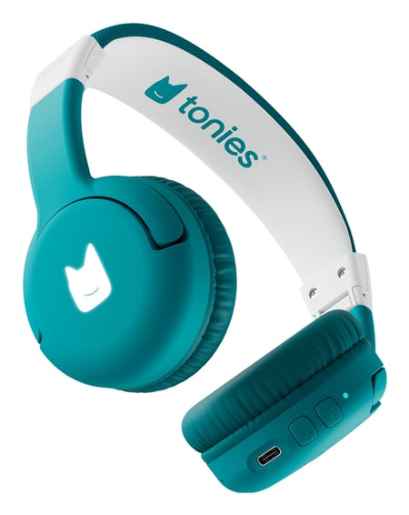 tonies 10003271 słuchawki/zestaw słuchawkowy Bezprzewodowy Opaska na głowę Muzyka/dzień powszedni USB Type-C Bluetooth Zielony, Biały