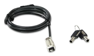 DICOTA BASE XX Laptop Lock Wedge Kabelverschluss Anthrazit 1,5 m