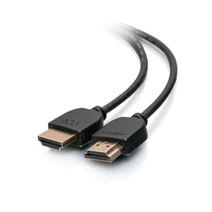 C2G 2ft. HDMI-Kabel (Stecker/Stecker), 0,6 m, HDMI Typ A (Standard), schwarz