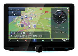 Kenwood DNR992RVS Navigationssystem, manuell, 25,6 cm (10,1") LED-Touchscreen, 3,25 kg, schwarz