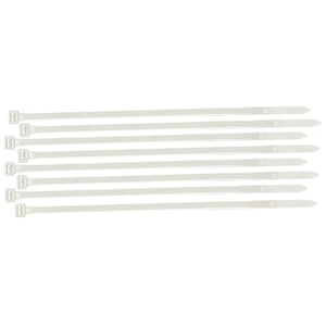 Brady Nylon Wire & Cable Ties opaska kablowa Opaska kablowa z wejściem równoległym Przezroczysty 100 szt.