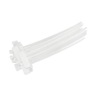 LogiLink KAB0069 Kabelorganizer für den Schreibtisch, Befestigung, transparent, 100 Stück.