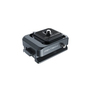 PGYTECH P-RH-167 tillbehör till videostabilisatorer, snabbkopplingsklämma, svart, grå aluminium, DJI RONIN