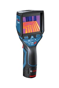 Bosch GTC 400 C Professional, Geräuschäquivalente Temperaturdifferenz (NETD), Schwarz, Blau, 2000 mAh, 160 x 120 px, integriertes Display