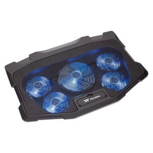 Thermaltake Massive 12 Max Laptop Cooling Pad, 43.2 cm (17"), 2200 RPM, Black