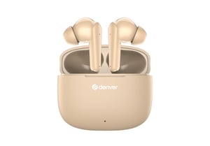 Denver TWE-48NU True Wireless Stereo (TWS)-hörlurar, in-ear, Bluetooth-samtal/musik, hudfärgad