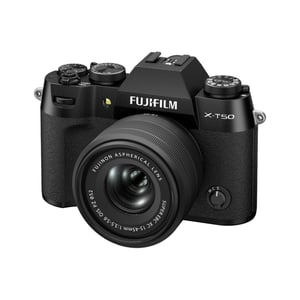 Fujifilm X-T50 + XC 15–45 mm Spiegellose Kamera 40,2 MP X-Trans CMOS 5 HR 7728 × 5152 px Schwarz
