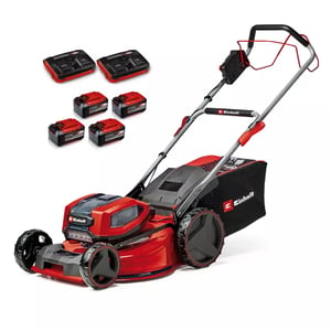 Einhell GP-CM 36/52 S Li BL Push Lawn Mower, Battery-Powered, Black, Red