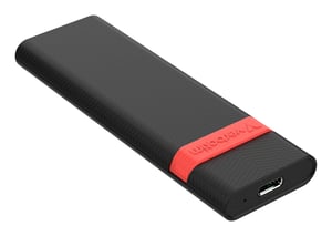 Verbatim 32261 Festplattengehäuse SSD-Gehäuse Schwarz, Rot M.2, Stromversorgung über USB