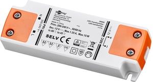 Goobay 30005 Lighting Transformer Suitable for indoor use 15 W electronic lighting transformer